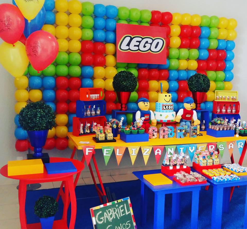 Decoração Festa Lego