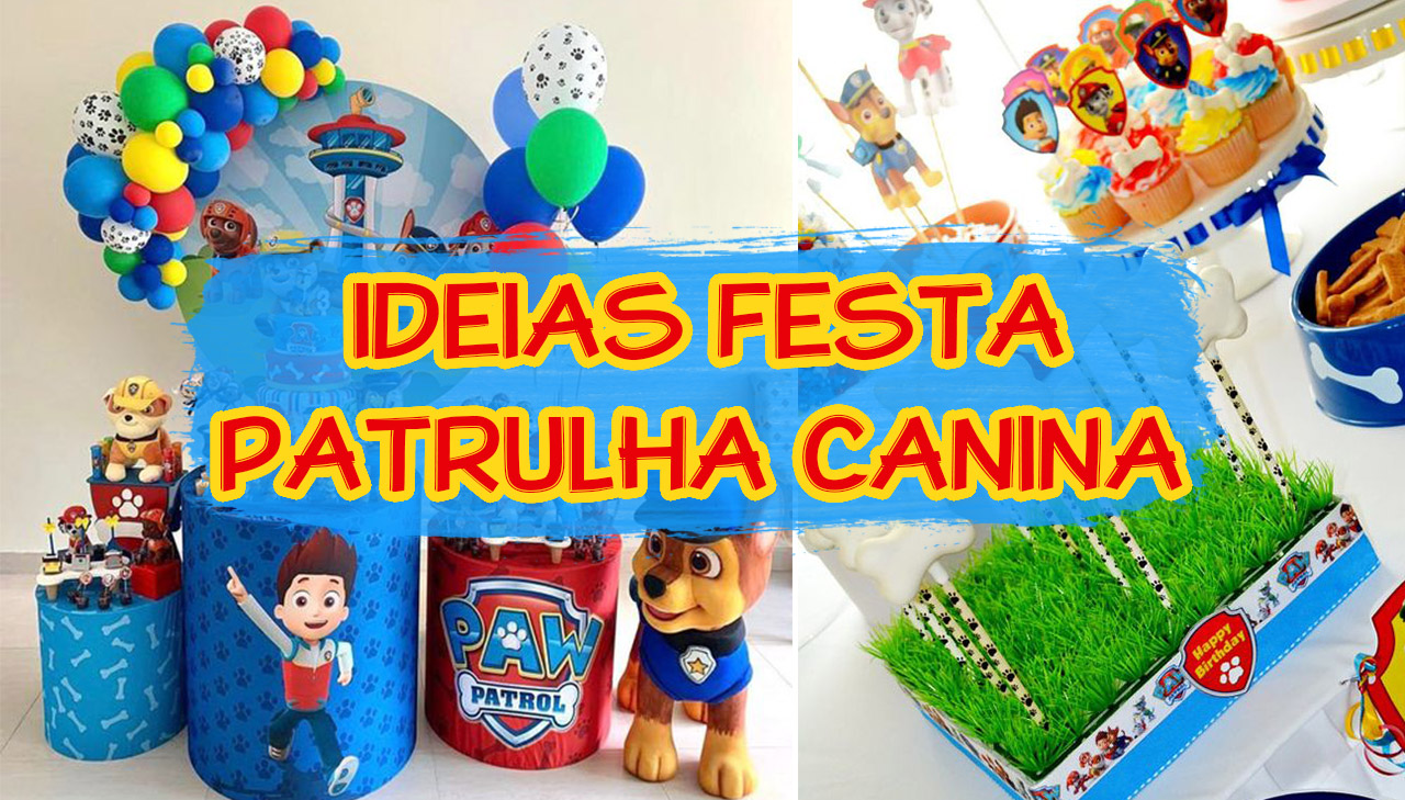 Decoração Festa Patrulha Canina