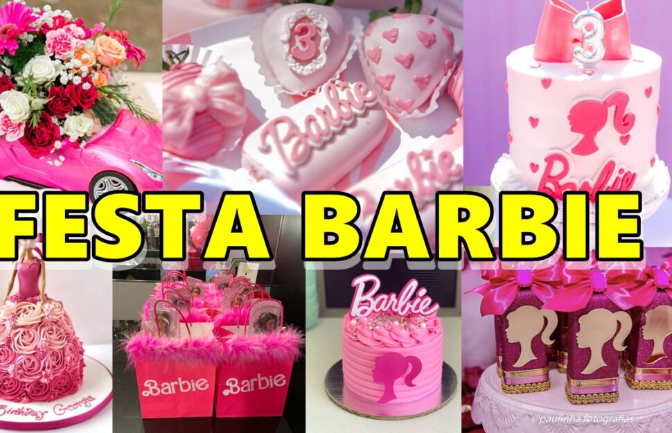 Festa da Barbie: 33 ideias para a sua decoração - Bolo Guaraná em 2023
